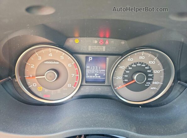 JF2SJAFC2GH464532 2016 SUBARU FORESTER Silver Instrument cluster view
