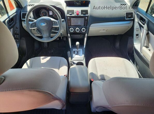 JF2SJAFC2GH464532 2016 SUBARU FORESTER Silver Dashboard view
