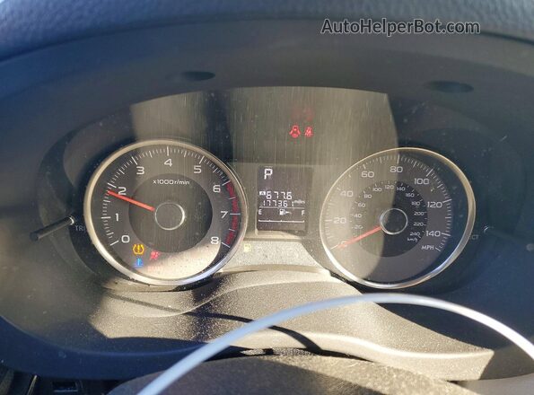 JF2SJAFC4GH547394 2016 SUBARU FORESTER Green Սարքավորումների վահանակի տեսք