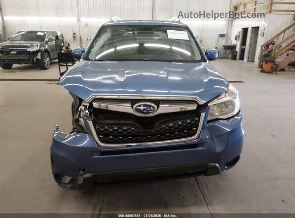 JF2SJAFC6GH467224 2016 SUBARU FORESTER 2.5 Blue Вид задньої частини салону