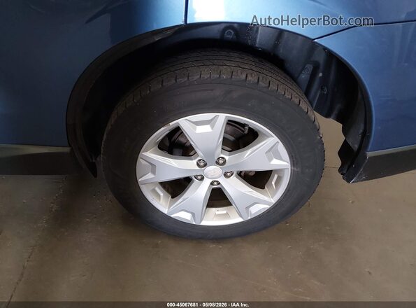 JF2SJAFC6GH467224 2016 SUBARU FORESTER 2.5 Blue Вид щитка приладів