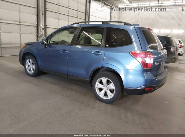 JF2SJAFC6GH467224 2016 SUBARU FORESTER 2.5 Blue Задня ліва чверть