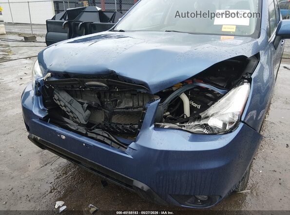 JF2SJAFC7GH528953 2016 SUBARU FORESTER Blue წინა ხედი