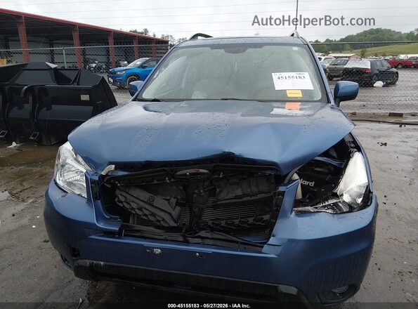 JF2SJAFC7GH528953 2016 SUBARU FORESTER Blue უკანა სალონის ხედი