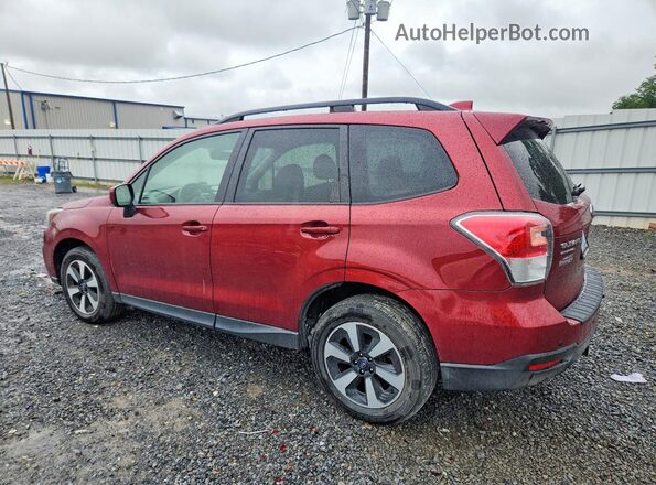 JF2SJAGC3HH577695 2017 SUBARU FORESTER Red 