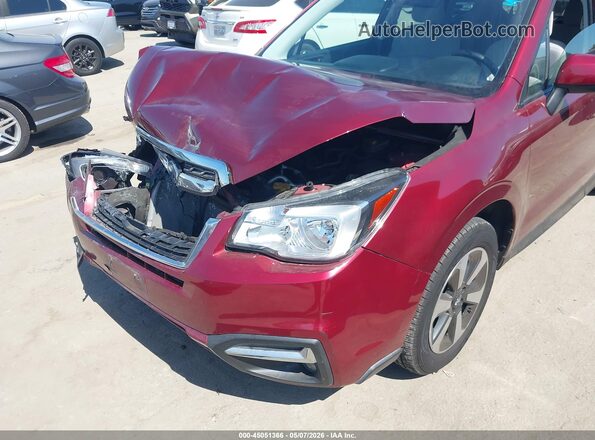 JF2SJAGC4HH552028 2017 SUBARU FORESTER 2.5 Красный Вид спереди