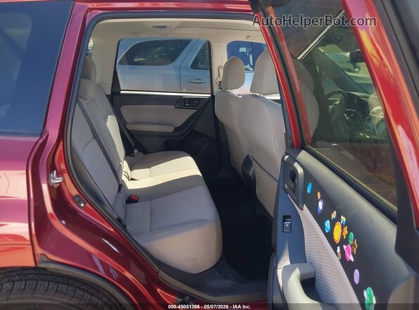 JF2SJAGC4HH552028 2017 SUBARU FORESTER 2.5 Красный Вид наклейки с VIN-кодом