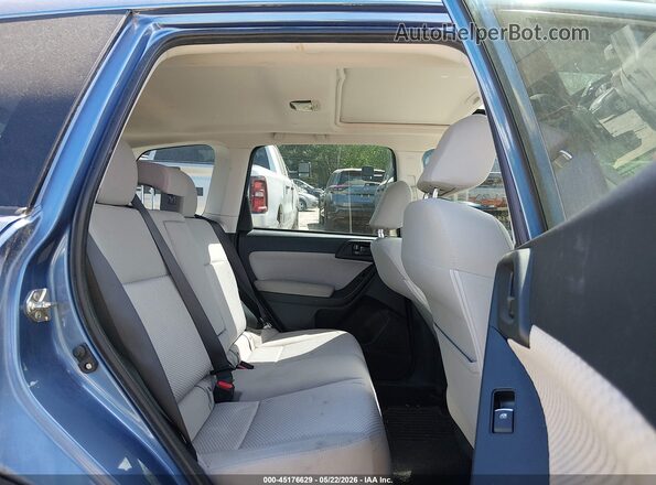 JF2SJAGC4JH464747 2018 SUBARU FORESTER Blue VIN կոդի պիտակի տեսք