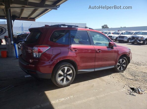 JF2SJAGC5HH491496 2017 SUBARU FORESTER Red 