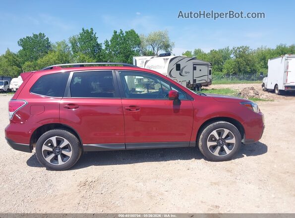 JF2SJAGC6HH474044 2017 SUBARU FORESTER Red Rear interior view