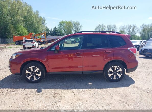 JF2SJAGC6HH474044 2017 SUBARU FORESTER Red 360 interior view