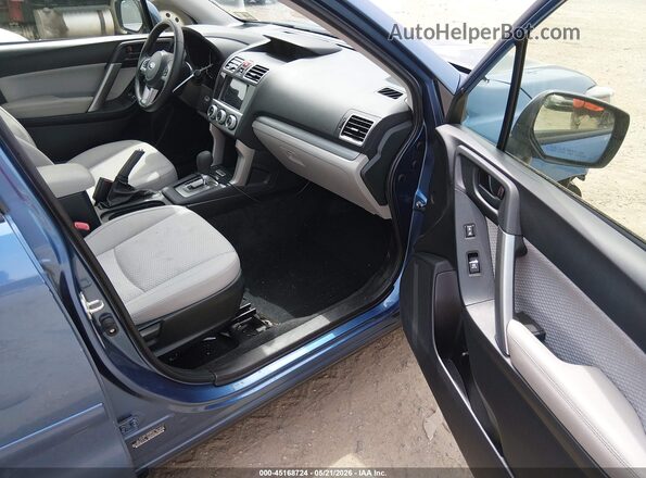 JF2SJAGCXHH488674 2017 SUBARU FORESTER Blue წინა სალონის ხედი