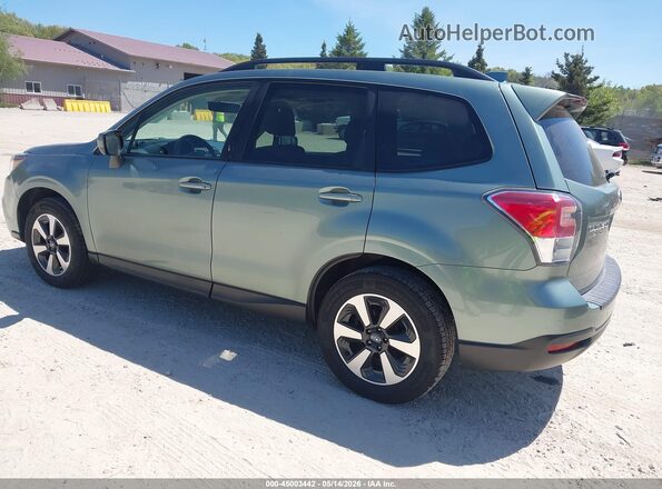 JF2SJAGCXJH545607 2018 SUBARU FORESTER Зеленый Задняя левая четверть