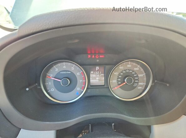JF2SJAHC8GH456819 2016 SUBARU FORESTER Green Instrument cluster view