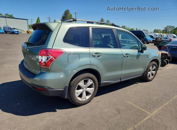 JF2SJAHC8GH456819 2016 SUBARU FORESTER Green Rear right