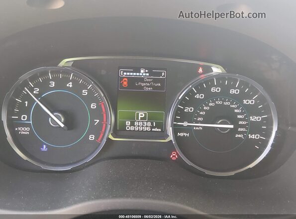JF2SJAJC2HH485261 2017 SUBARU FORESTER 2.5 Blue Вид задніх сидінь