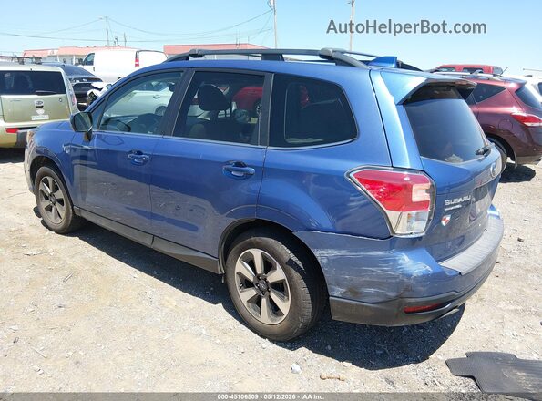 JF2SJAJC2HH485261 2017 SUBARU FORESTER 2.5 Blue Задня ліва чверть