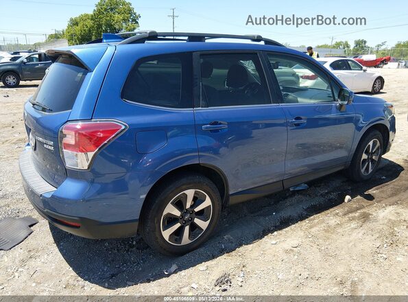 JF2SJAJC2HH485261 2017 SUBARU FORESTER 2.5 Blue Задня права чверть