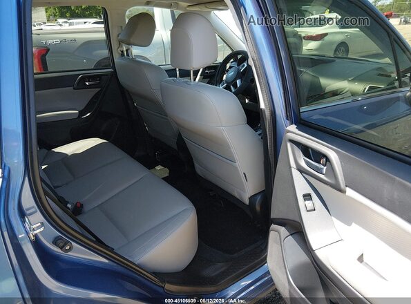 JF2SJAJC2HH485261 2017 SUBARU FORESTER 2.5 Blue Вид наклейки з VIN-кодом