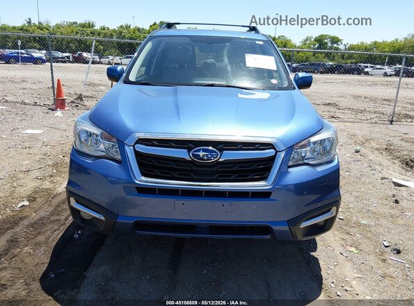 JF2SJAJC2HH485261 2017 SUBARU FORESTER 2.5 Blue Вид щитка приладів