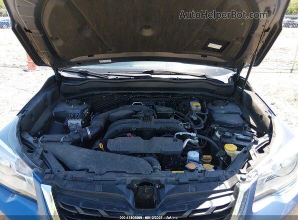 JF2SJAJC2HH485261 2017 SUBARU FORESTER 2.5 Blue Вид ззаду