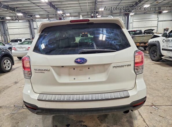 JF2SJAJC2JH414406 2018 SUBARU FORESTER 2.5 White უკანა ხედი