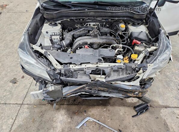 JF2SJAJC2JH414406 2018 SUBARU FORESTER 2.5 White ძრავის განყოფილების ხედი