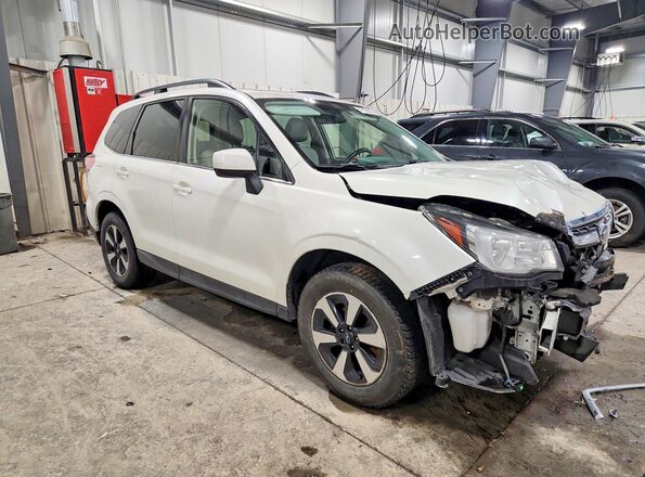 JF2SJAJC2JH414406 2018 SUBARU FORESTER 2.5 White წინა მარჯვენა