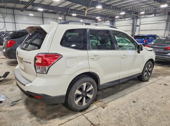JF2SJAJC2JH414406 2018 SUBARU FORESTER 2.5 White უკანა მარჯვენა