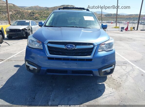 JF2SJAJC3HH801816 2017 SUBARU FORESTER 2.5 Blue Widok zestawu wskaźników