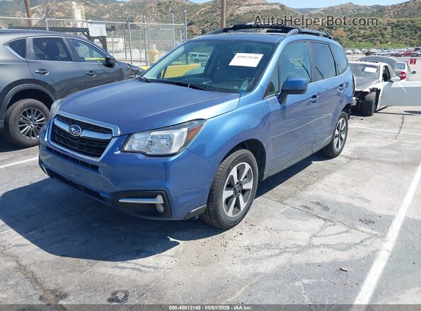 JF2SJAJC3HH801816 2017 SUBARU FORESTER 2.5 Blue Przód lewy