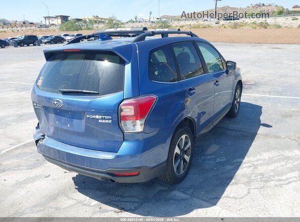 JF2SJAJC3HH801816 2017 SUBARU FORESTER 2.5 Blue Tył prawy