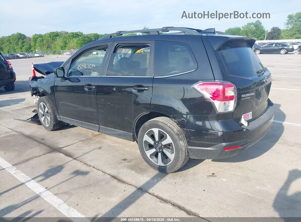 JF2SJAJC5JH494008 2018 SUBARU FORESTER Black უკანა მარცხენა