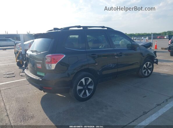 JF2SJAJC5JH494008 2018 SUBARU FORESTER Black უკანა მარჯვენა