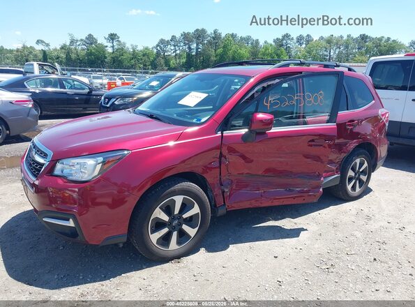 JF2SJAJC8JH477865 2018 SUBARU FORESTER Red Սալոնի 360 աստիճան տեսք