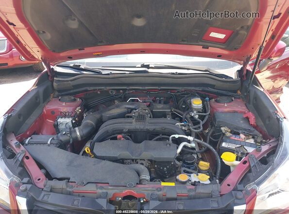 JF2SJAJC8JH477865 2018 SUBARU FORESTER Red Հետևի տեսք