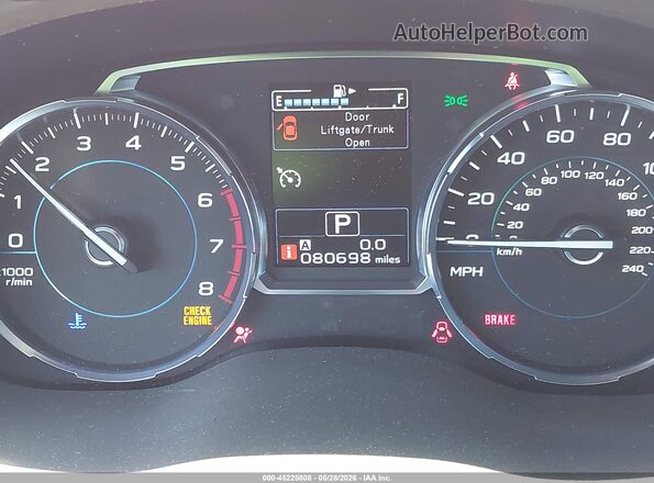 JF2SJAJC8JH477865 2018 SUBARU FORESTER Red 