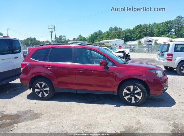 JF2SJAJC8JH477865 2018 SUBARU FORESTER Red Սալոնի հետևի տեսք