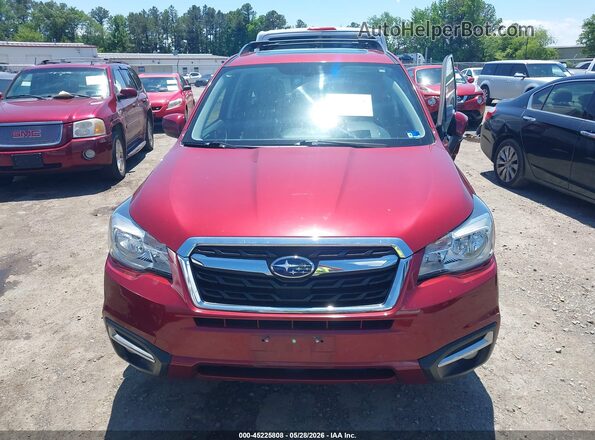 JF2SJAJC8JH477865 2018 SUBARU FORESTER Red Սարքավորումների վահանակի տեսք