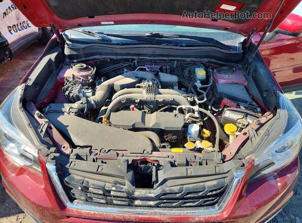 JF2SJARC0HH533814 2017 SUBARU FORESTER Red Вид підкапотного простору