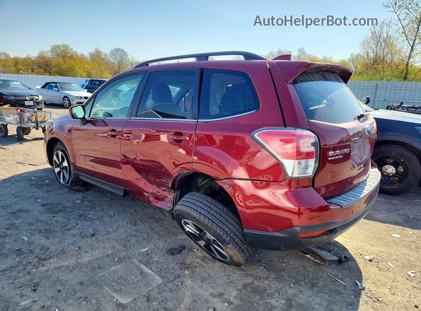 JF2SJARC0HH533814 2017 SUBARU FORESTER Red Задня ліва чверть