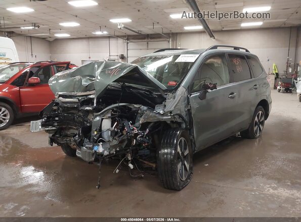 JF2SJARC1HH542943 2017 SUBARU FORESTER 2.5 Green Front left