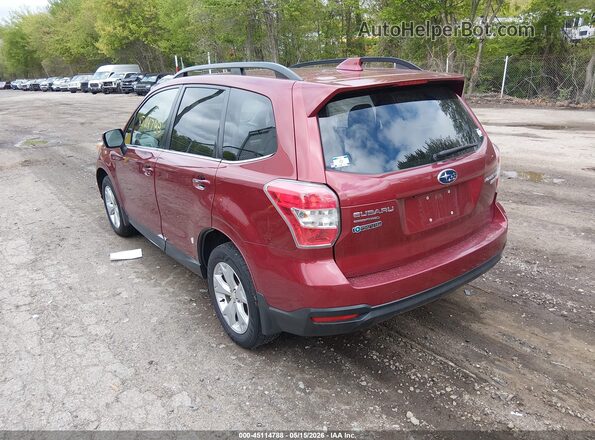 JF2SJARC2GH535157 2016 SUBARU FORESTER Red უკანა მარცხენა