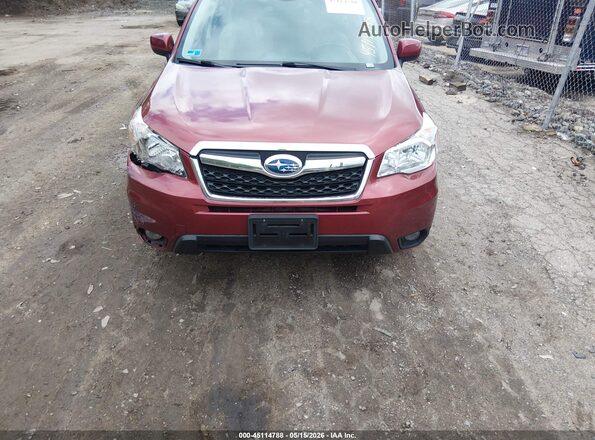 JF2SJARC2GH535157 2016 SUBARU FORESTER Red ხელსაწყოთა პანელის ხედი