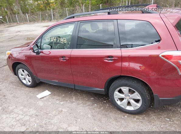 JF2SJARC2GH535157 2016 SUBARU FORESTER Red სალონის 360-გრადუსიანი ხედი