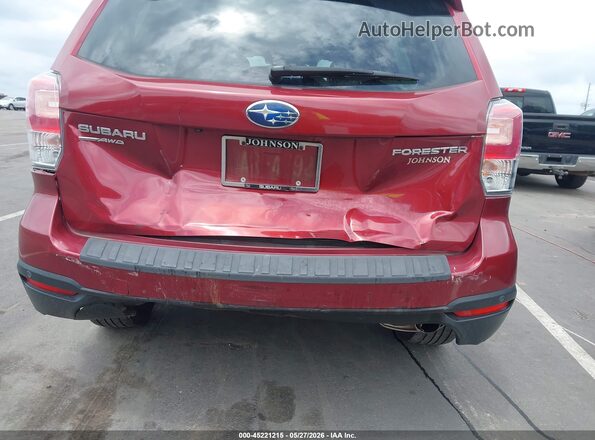 JF2SJARC2JH412935 2018 SUBARU FORESTER Burgundy Vista frontal