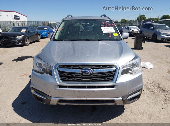 JF2SJARC3JH476028 2018 SUBARU FORESTER 2.5 Silver Vista frontal