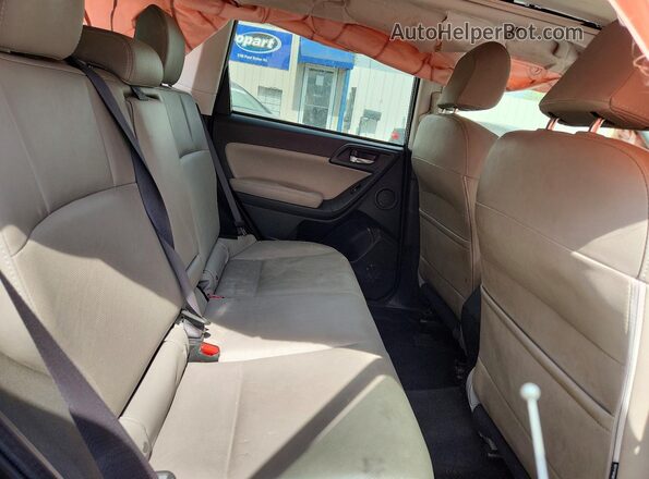 JF2SJARC5GH567536 2016 SUBARU FORESTER Black უკანა სალონის ხედი
