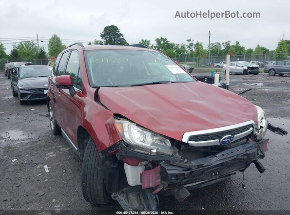 JF2SJATC1HH407860 2017 SUBARU FORESTER Red წინა ხედი