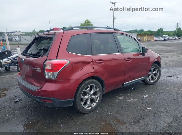 JF2SJATC1HH407860 2017 SUBARU FORESTER Red უკანა მარჯვენა
